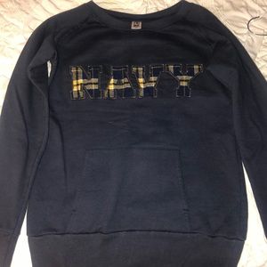 Navy naps naval academy crewneck sweatshirt